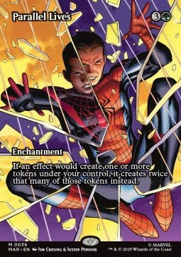 Parallel Lives - Magic: The Gathering | Marvel's Spider-Man: Source Material Cards (Mythic) [MAR-36] - JotaCards - Tu Tienda de TCG