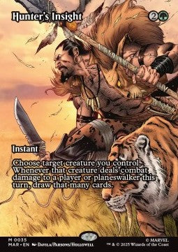 Hunter's Insight - Magic: The Gathering | Marvel's Spider-Man: Source Material Cards (Mythic) [MAR-35] - JotaCards - Tu Tienda de TCG