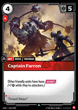 Captain Farron - Origins (Uncommon) [OGN-015] - JotaCards - Tu Tienda de TCG
