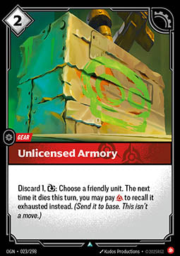 Unlicensed Armory - Origins (Uncommon) [OGN-023] - JotaCards - Tu Tienda de TCG