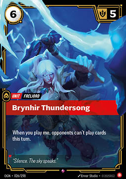 Brynhir Thundersong - Origins (Rare) [OGN-026] - JotaCards - Tu Tienda de TCG