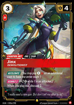 Jinx, Demolitionist (V.2 - Showcase) - Origins (Showcase) [OGN-030a] - JotaCards - Tu Tienda de TCG