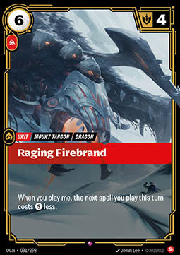 Raging Firebrand - Origins (Rare) [OGN-031] - JotaCards - Tu Tienda de TCG