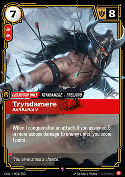 Tryndamere, Barbarian - Origins (Rare) [OGN-034] - JotaCards - Tu Tienda de TCG