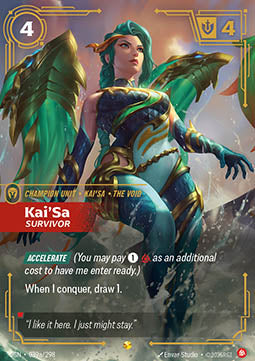 Kai'Sa, Survivor (V.2 - Showcase) - Origins (Showcase) [OGN-039a] - JotaCards - Tu Tienda de TCG