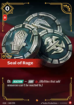 Seal of Rage - Origins (Epic) [OGN-040] - JotaCards - Tu Tienda de TCG