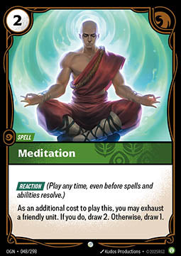 Meditation - Origins (Common) [OGN-048] - JotaCards - Tu Tienda de TCG