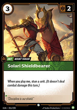 Solari Shieldbearer - Origins (Common) [OGN-051] - JotaCards - Tu Tienda de TCG