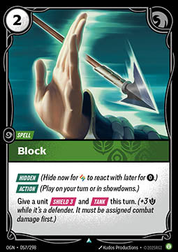 Block - Origins (Uncommon) [OGN-057] - JotaCards - Tu Tienda de TCG