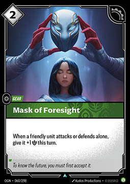 Mask of Foresight - Origins (Uncommon) [OGN-060] - JotaCards - Tu Tienda de TCG