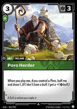 Poro Herder - Origins (Uncommon) [OGN-061] - JotaCards - Tu Tienda de TCG