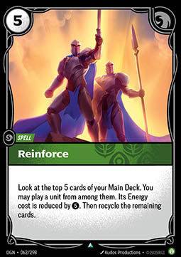 Reinforce - Origins (Uncommon) [OGN-062] - JotaCards - Tu Tienda de TCG