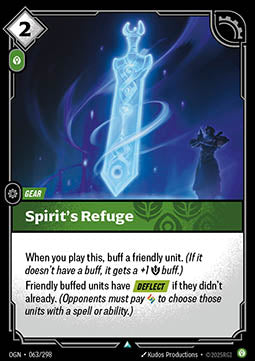 Spirit's Refuge - Origins (Uncommon) [OGN-063] - JotaCards - Tu Tienda de TCG