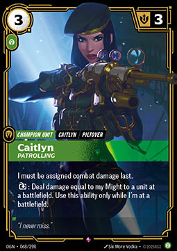 Caitlyn, Patrolling - Origins (Rare) [OGN-068] - JotaCards - Tu Tienda de TCG