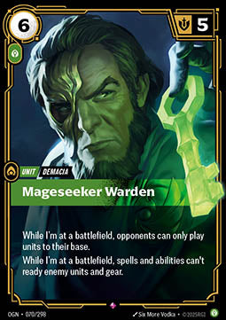 Mageseeker Warden - Origins (Rare) [OGN-070] - JotaCards - Tu Tienda de TCG