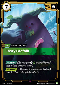 Tasty Faefolk - Origins (Rare) [OGN-075] - JotaCards - Tu Tienda de TCG