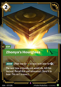 Zhonya's Hourglass - Origins (Rare) [OGN-077] - JotaCards - Tu Tienda de TCG