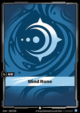 Mind Rune (V.1 - Common) - Origins (Common) [OGN-089] - JotaCards - Tu Tienda de TCG