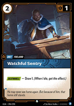 Watchful Sentry - Origins (Common) [OGN-096] - JotaCards - Tu Tienda de TCG