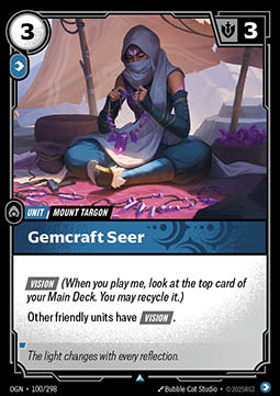 Gemcraft Seer - Origins (Uncommon) [OGN-100] - JotaCards - Tu Tienda de TCG