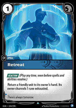 Retreat - Origins (Uncommon) [OGN-104] - JotaCards - Tu Tienda de TCG