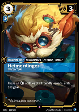 Heimerdinger, Inventor - Origins (Rare) [OGN-111] - JotaCards - Tu Tienda de TCG