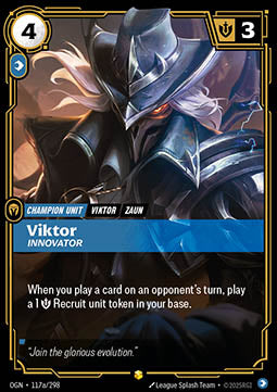 Viktor, Innovator (V.2 - Showcase) - Origins (Showcase) [OGN-117a] - JotaCards - Tu Tienda de TCG