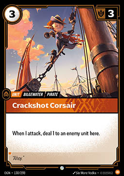 Crackshot Corsair - Origins (Common) [OGN-130] - JotaCards - Tu Tienda de TCG
