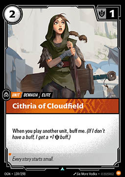 Cithria of Cloudfield - Origins (Uncommon) [OGN-139] - JotaCards - Tu Tienda de TCG