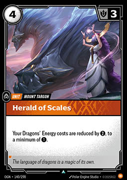 Herald of Scales - Origins (Uncommon) [OGN-140] - JotaCards - Tu Tienda de TCG