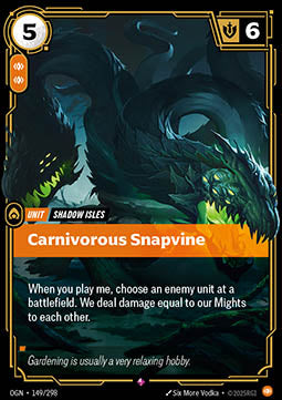 Carnivorous Snapvine - Origins (Rare) [OGN-149] - JotaCards - Tu Tienda de TCG