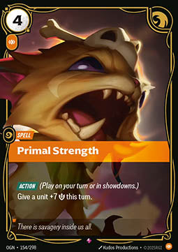 Primal Strength - Origins (Rare) [OGN-154] - JotaCards - Tu Tienda de TCG