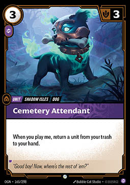 Cemetery Attendant - Origins (Common) [OGN-165] - JotaCards - Tu Tienda de TCG