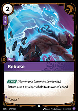 Rebuke - Origins (Common) [OGN-172] - JotaCards - Tu Tienda de TCG