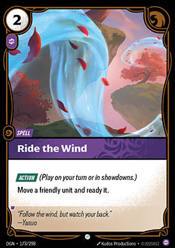 Ride the Wind - Origins (Common) [OGN-173] - JotaCards - Tu Tienda de TCG