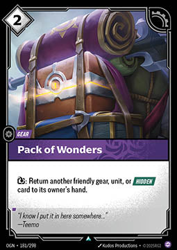 Pack of Wonders - Origins (Uncommon) [OGN-181] - JotaCards - Tu Tienda de TCG