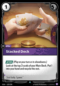 Stacked Deck - Origins (Uncommon) [OGN-183] - JotaCards - Tu Tienda de TCG