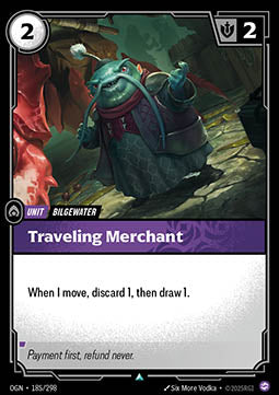 Traveling Merchant - Origins (Uncommon) [OGN-185] - JotaCards - Tu Tienda de TCG