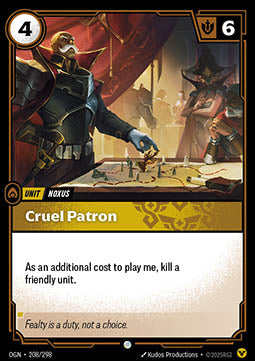 Cruel Patron - Origins (Common) [OGN-208] - JotaCards - Tu Tienda de TCG