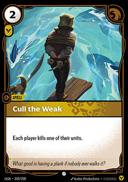 Cull the Weak - Origins (Common) [OGN-209] - JotaCards - Tu Tienda de TCG