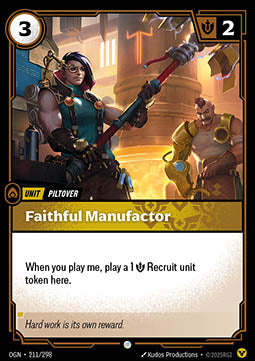 Faithful Manufactor - Origins (Common) [OGN-211] - JotaCards - Tu Tienda de TCG