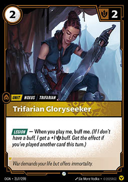 Trifarian Gloryseeker - Origins (Common) [OGN-217] - JotaCards - Tu Tienda de TCG