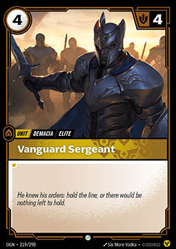 Vanguard Sergeant - Origins (Common) [OGN-219] - JotaCards - Tu Tienda de TCG