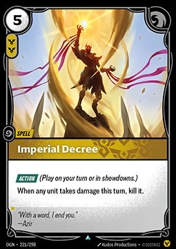 Imperial Decree - Origins (Uncommon) [OGN-221] - JotaCards - Tu Tienda de TCG