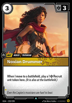 Noxian Drummer - Origins (Uncommon) [OGN-222] - JotaCards - Tu Tienda de TCG