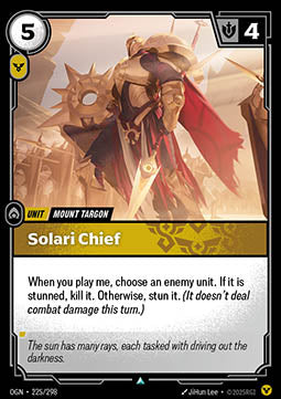 Solari Chief - Origins (Uncommon) [OGN-225] - JotaCards - Tu Tienda de TCG