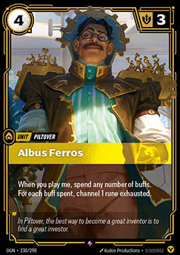 Albus Ferros - Origins (Rare) [OGN-230] - JotaCards - Tu Tienda de TCG