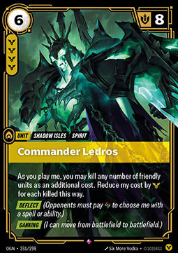 Commander Ledros - Origins (Rare) [OGN-231] - JotaCards - Tu Tienda de TCG