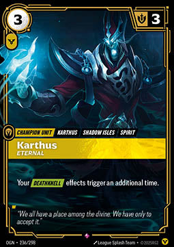 Karthus, Eternal - Origins (Rare) [OGN-236] - JotaCards - Tu Tienda de TCG