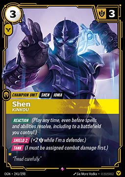 Shen, Kinkou - Origins (Rare) [OGN-241] - JotaCards - Tu Tienda de TCG